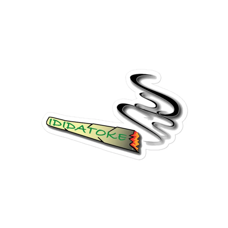 IDIDATOKE joint and smoke sticker